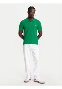 United Colors of Benetton - United Colors Of Benetton Polo 3089J3179 Zielony Regular Fit. Typ kołnierza: polo. Kolor: zielony. Materiał: bawełna #3