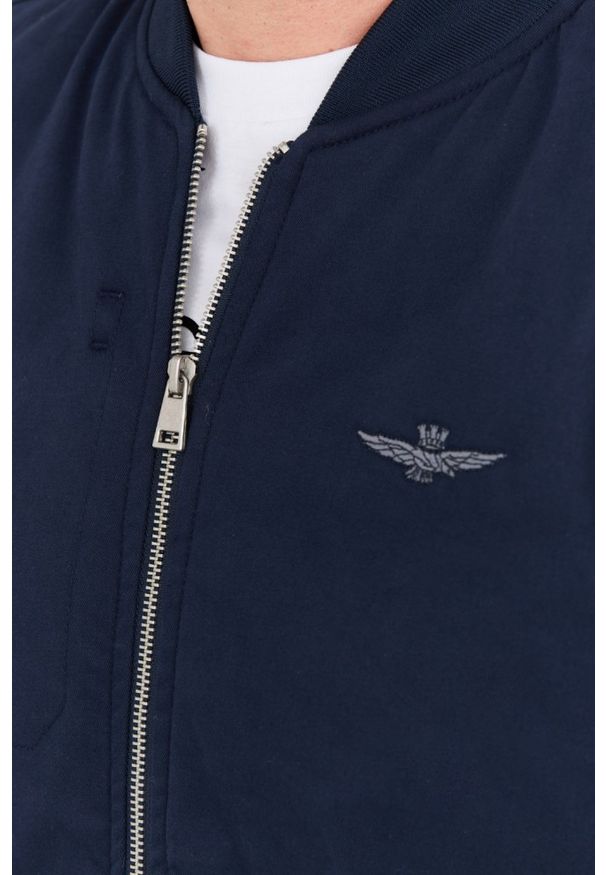 Aeronautica Militare - AERONAUTICA MILITARE Granatowa męska bomberka, Rozmiar 50. Kolor: niebieski