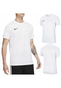 Koszulka sportowa męska z krótkim rękawem Nike Park VII. Kolor: biały. Długość rękawa: krótki rękaw. Technologia: Dri-Fit (Nike). Długość: krótkie. Sport: piłka nożna #1