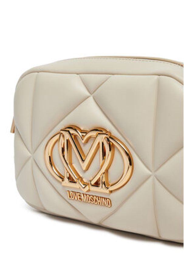 Love Moschino - LOVE MOSCHINO Torebka JC4038PP1MLC0110 Écru. Materiał: skórzane