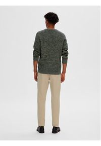 Selected Homme Sweter 16059390 Zielony Regular Fit. Kolor: zielony. Materiał: bawełna #3