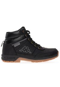 Buty Kappa Bright Mid Light 242075-1111 - czarne. Kolor: czarny. Materiał: materiał, skóra, syntetyk, guma. Szerokość cholewki: normalna. Sezon: zima