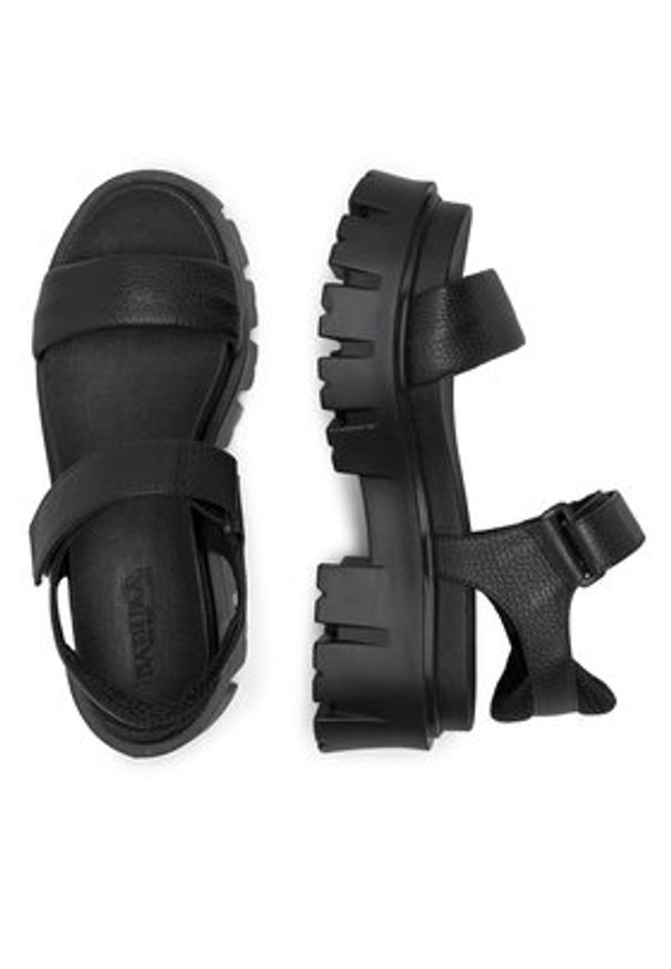 Badura Sandały 22SS56 Czarny. Kolor: czarny. Materiał: skóra