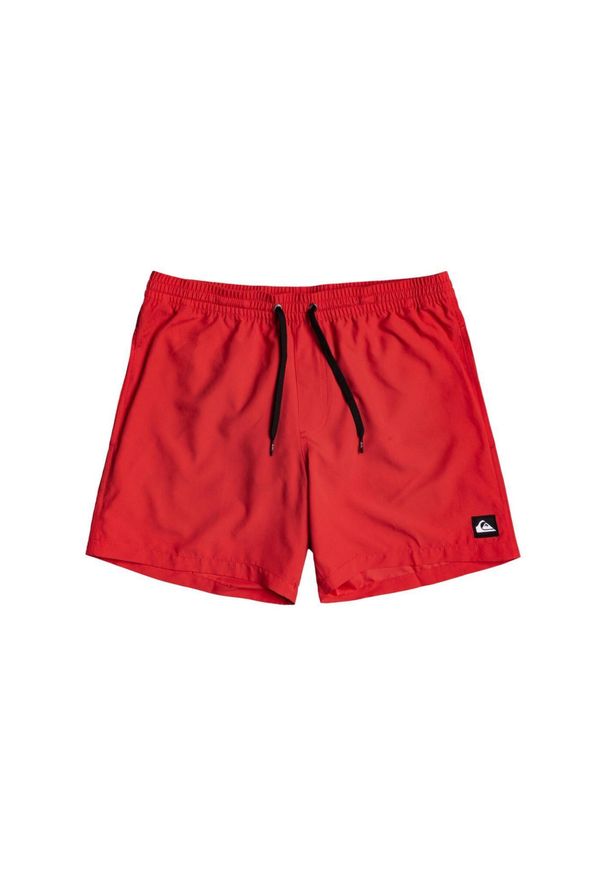 Szorty kąpielowe dziecięce Quiksilver Everyday 13". Kolor: czerwony. Materiał: poliester, materiał