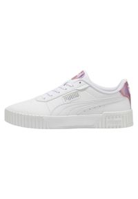 Puma - Damskie Buty Sportowe Carina 2.0 GirlPower. Kolor: biały. Styl: sportowy