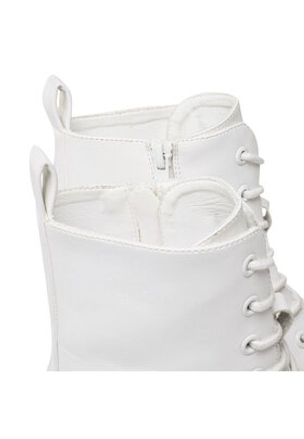 Jenny Fairy Trzewiki HZ90107-2 Biały. Kolor: biały. Materiał: skóra