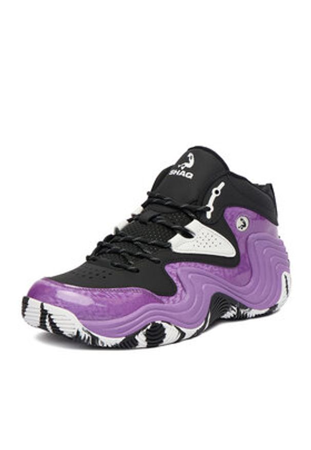 Shaq - SHAQ Sneakersy EO-JUGERNAUT AQ95041M-BU Fioletowy. Kolor: fioletowy. Materiał: skóra
