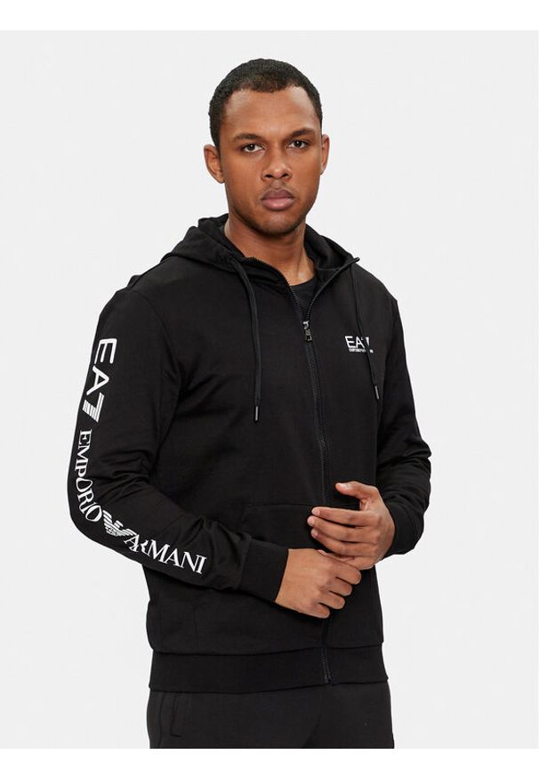 EA7 Emporio Armani Bluza 7M000568 AF13512 MC001 Czarny Regular Fit. Kolor: czarny. Materiał: bawełna