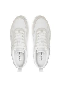 Calvin Klein Sneakersy Low Top Lace Up Lth Mix HM0HM00851 Biały. Kolor: biały. Materiał: skóra #5