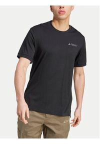 Adidas - adidas T-Shirt Terrex Xploric IN4618 Czarny Regular Fit. Kolor: czarny. Materiał: bawełna #6