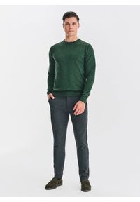 Pako Lorente - PAKO LORENTE – Zielony sweter męski z wełną. Okazja: na co dzień. Kolor: zielony. Materiał: wełna. Sezon: jesień. Styl: casual #5