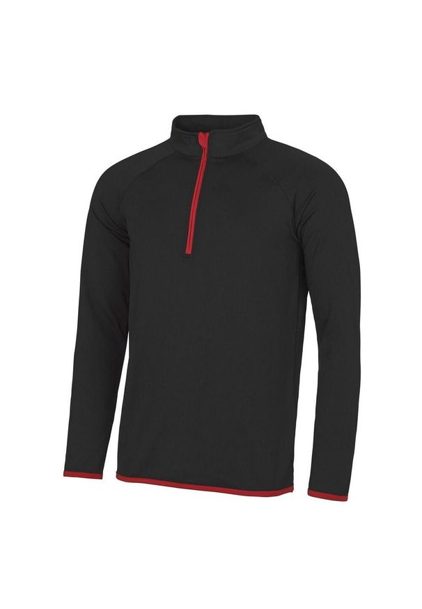 JUST COOL - Męska Bluza Rozpinana Na Zamek Błyskawiczny. Kolor: czerwony, wielokolorowy, czarny