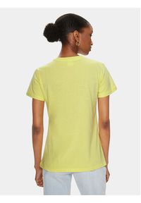 Pinko T-Shirt Start 101752 A1NW Żółty Regular Fit. Kolor: żółty. Materiał: bawełna #5