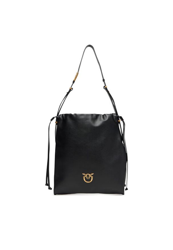Pinko - PINKO Torebka Slouchy Classic Bag AI 25-26 PLTT 104359 A0QO Czarny. Kolor: czarny. Materiał: skórzane