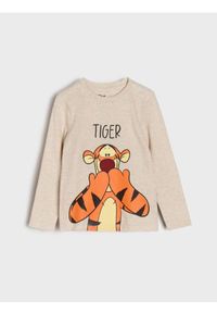 Sinsay - Koszulka z nadrukiem Winnie the Pooh - kremowy. Kolor: kremowy. Wzór: nadruk #1