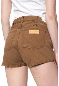 Wrangler - WRANGLER THE SHORT SADDLE BROWN W27XRJ248. Kolor: brązowy #3