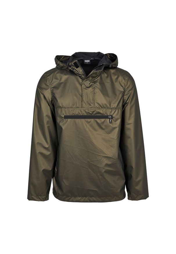 Urban Classics - Parka Urban Classic light pull over. Kolor: zielony. Sezon: zima. Styl: elegancki