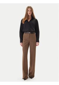 TOMMY HILFIGER - Tommy Hilfiger Koszula WW0WW45612 Czarny Relaxed Fit. Kolor: czarny. Materiał: bawełna #3