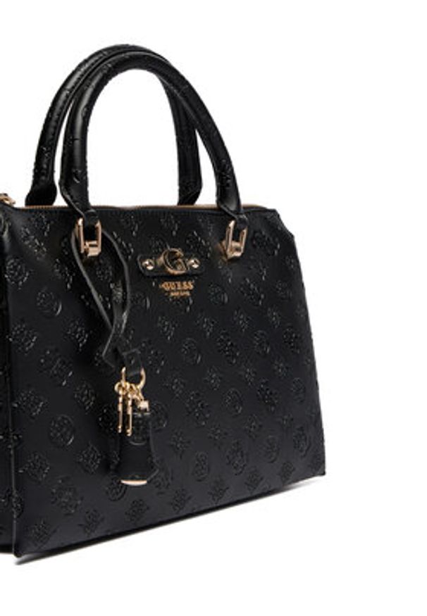 Guess Torebka Dita HWPD76 02060 Czarny. Kolor: czarny. Materiał: skórzane