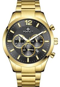 Zegarek Perfect ZEGAREK MĘSKI PERFECT CH01M - CHRONOGRAF (zp355g) + BOX #1