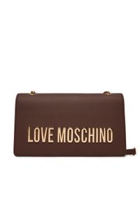 Love Moschino - LOVE MOSCHINO Torebka JC4192PP0HKD0301 Brązowy. Kolor: brązowy. Materiał: skórzane