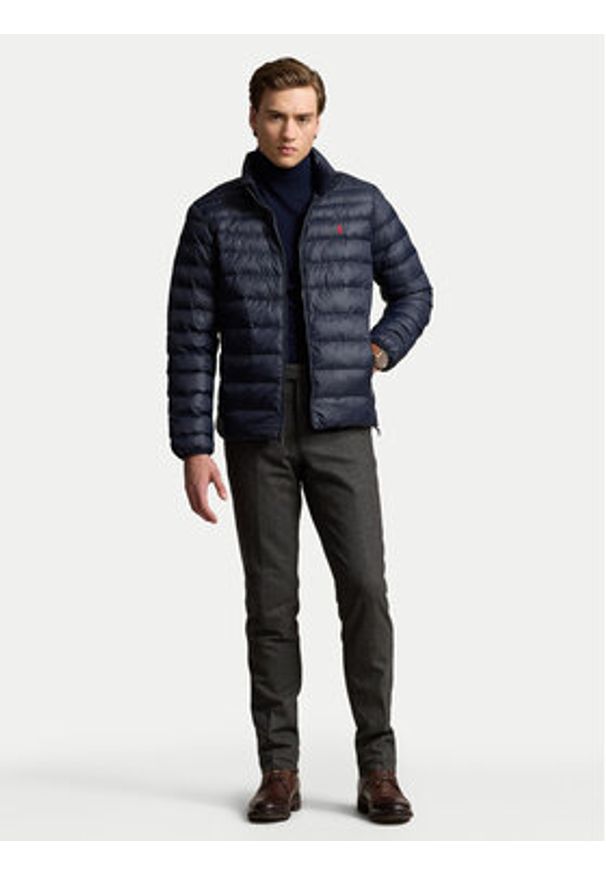 Polo Ralph Lauren Kurtka przejściowa 710940238001 Granatowy Regular Fit. Typ kołnierza: polo. Kolor: niebieski. Materiał: syntetyk