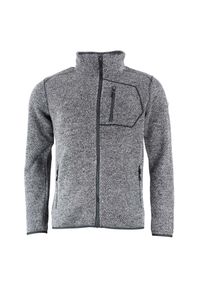 PEAK MOUNTAIN - Polar pełny zamek Peak Mountain Capino. Kolor: szary. Materiał: polar. Sezon: zima. Styl: wakacyjny #1