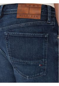 TOMMY HILFIGER - Tommy Hilfiger Szorty jeansowe Brooklyn MW0MW35176 Granatowy Straight Fit. Kolor: niebieski. Materiał: bawełna