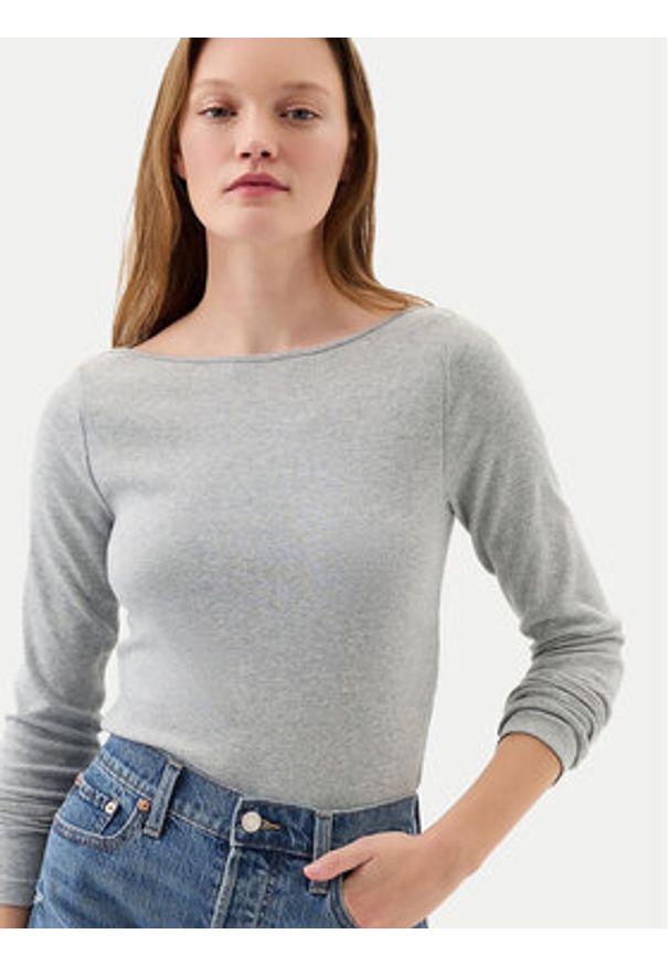 GAP - Gap Bluzka 540606-01 Szary Regular Fit. Kolor: szary. Materiał: bawełna