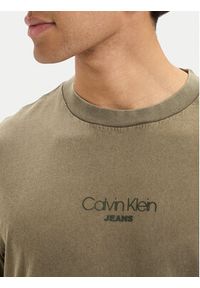 Calvin Klein Jeans T-Shirt LV04RB824G Zielony Regular Fit. Kolor: zielony. Materiał: bawełna #3