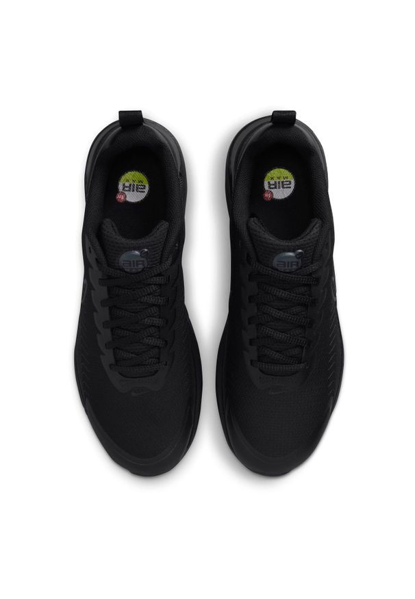 Nike Air Max Nuaxis Sneakersy męskie. Okazja: na co dzień. Kolor: czarny. Materiał: guma. Szerokość cholewki: normalna. Model: Nike Air Max