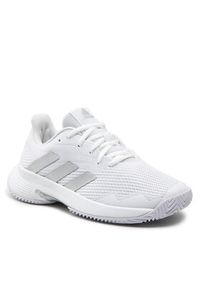 Adidas - adidas Buty CourtJam Control W GY1334 Biały. Kolor: biały. Materiał: materiał #4