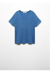 mango - Mango T-Shirt Vispi 67075744 Niebieski Relaxed Fit. Kolor: niebieski. Materiał: wiskoza #5