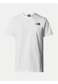 The North Face T-Shirt Redbox NF0A87NV Biały Regular Fit. Kolor: biały. Materiał: bawełna