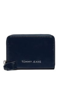 Tommy Jeans Mały Portfel Damski Tjw Ess Must Small Za Patent AW0AW16142 Granatowy. Kolor: niebieski. Materiał: skóra