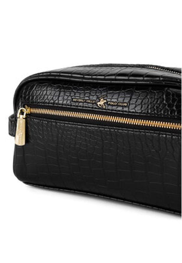 Beverly Hills Polo Club Kosmetyczka BHPC-W1-001-AW24 Czarny. Kolor: czarny. Materiał: poliester
