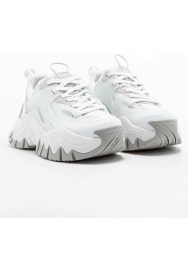 Buty do chodzenia damskie Buffalo Vegan Nappa. Kolor: biały. Sport: turystyka piesza