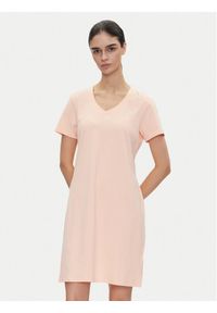 DKNY Sport Sukienka codzienna DP5D4902 Pomarańczowy Regular Fit. Okazja: na co dzień. Kolor: pomarańczowy. Materiał: bawełna. Typ sukienki: proste, sportowe. Styl: sportowy, casual