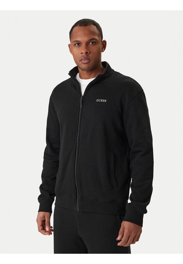 Guess Bluza Z6RQ16 KAIJ1 Czarny Regular Fit. Kolor: czarny. Materiał: bawełna