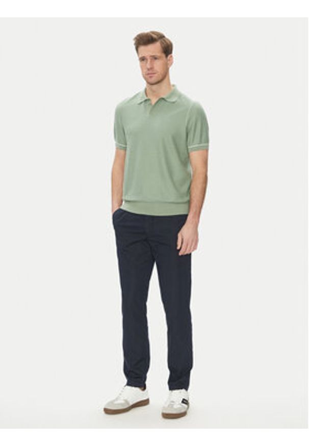 BOSS Sweter H-Jianluca 50537654 Zielony Regular Fit. Kolor: zielony. Materiał: bawełna