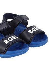BOSS - Boss Sandały J50890 S Granatowy. Kolor: niebieski #7