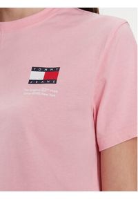 Tommy Jeans T-Shirt Graphic DW0DW17365 Różowy Boxy Fit. Kolor: różowy. Materiał: bawełna #2
