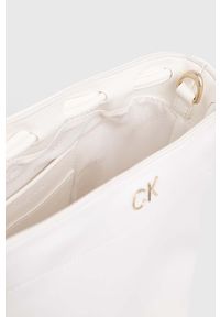 Calvin Klein torebka kolor biały. Kolor: biały #5