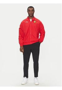 Puma Kurtka przejściowa Ferrari Race T7 630215 Czerwony Regular Fit. Kolor: czerwony. Materiał: syntetyk #7