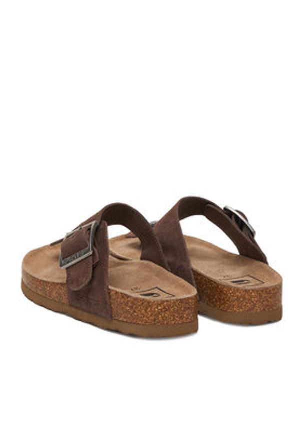 G-Star RAW - G-Star Raw Japonki CWB-WS-1128-51-S Brązowy. Kolor: brązowy. Materiał: zamsz, skóra