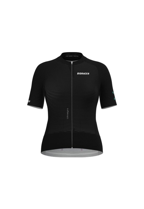 BIORACER - Damski jersey Bioracer Epic Ultralight. Kolor: czarny. Materiał: jersey. Sezon: lato. Sport: kolarstwo