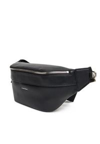 Calvin Klein Nerka Raised Waistbag LV04D3161G Czarny. Kolor: czarny. Materiał: skóra #5