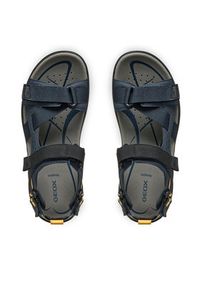 Geox Sandały U Terreno + Grip U4550B 011EK C4002 Granatowy. Kolor: niebieski. Materiał: skóra #4