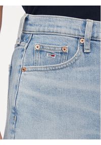 Tommy Jeans Spódnica jeansowa Izzie DW0DW17219 Niebieski Regular Fit. Kolor: niebieski. Materiał: bawełna