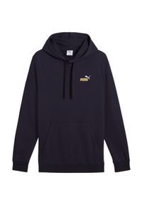 Bluza męska Puma Ess 2 Color Small No.1 Logo Hoodie TR. Kolor: niebieski. Materiał: dresówka